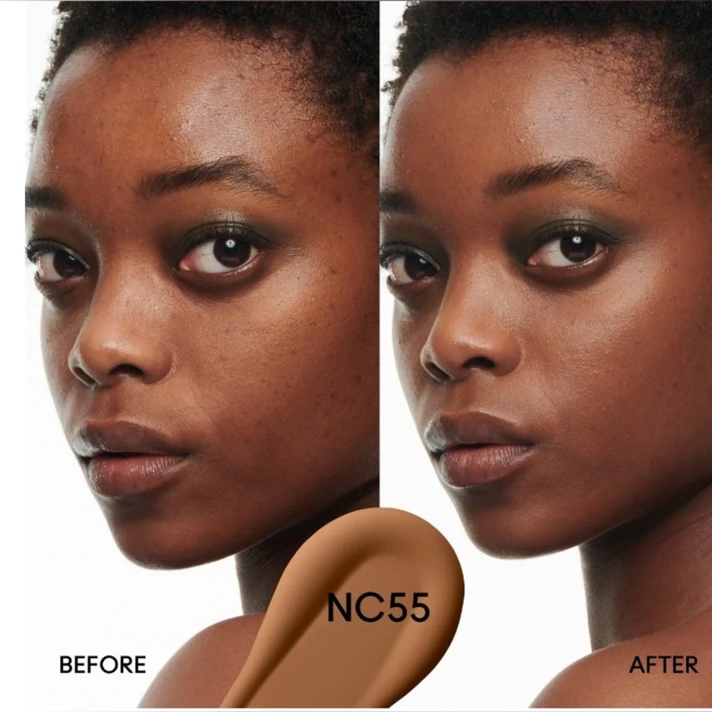 NC55 Mac Studio Radiance Serum-Powered Foundation Deep Rich Brown Brand New